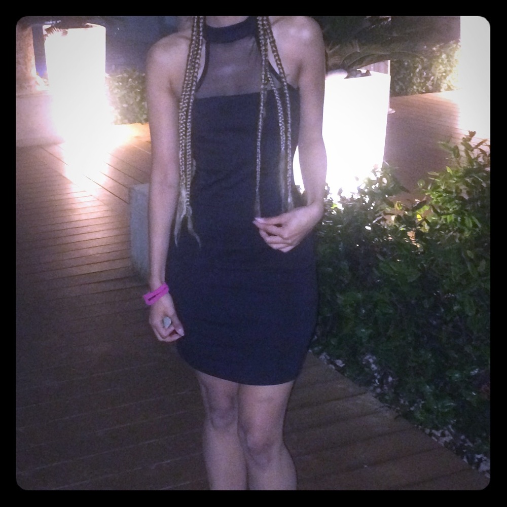 Short black dress